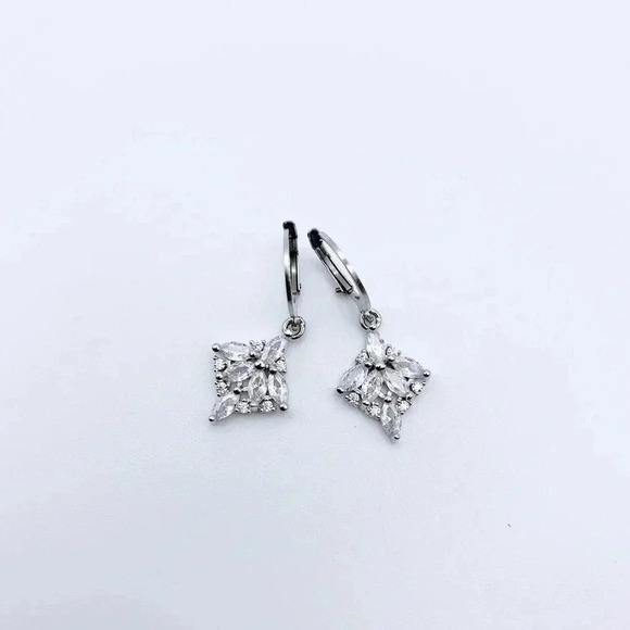 SILVER Hoops Earrings - Picture 2 of 2